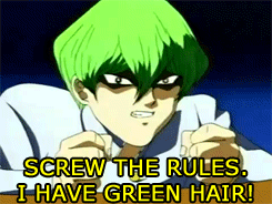 screw the rules i have green hair
