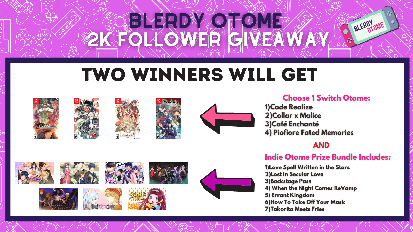 Blerdy Otome 2K Giveaway (1)