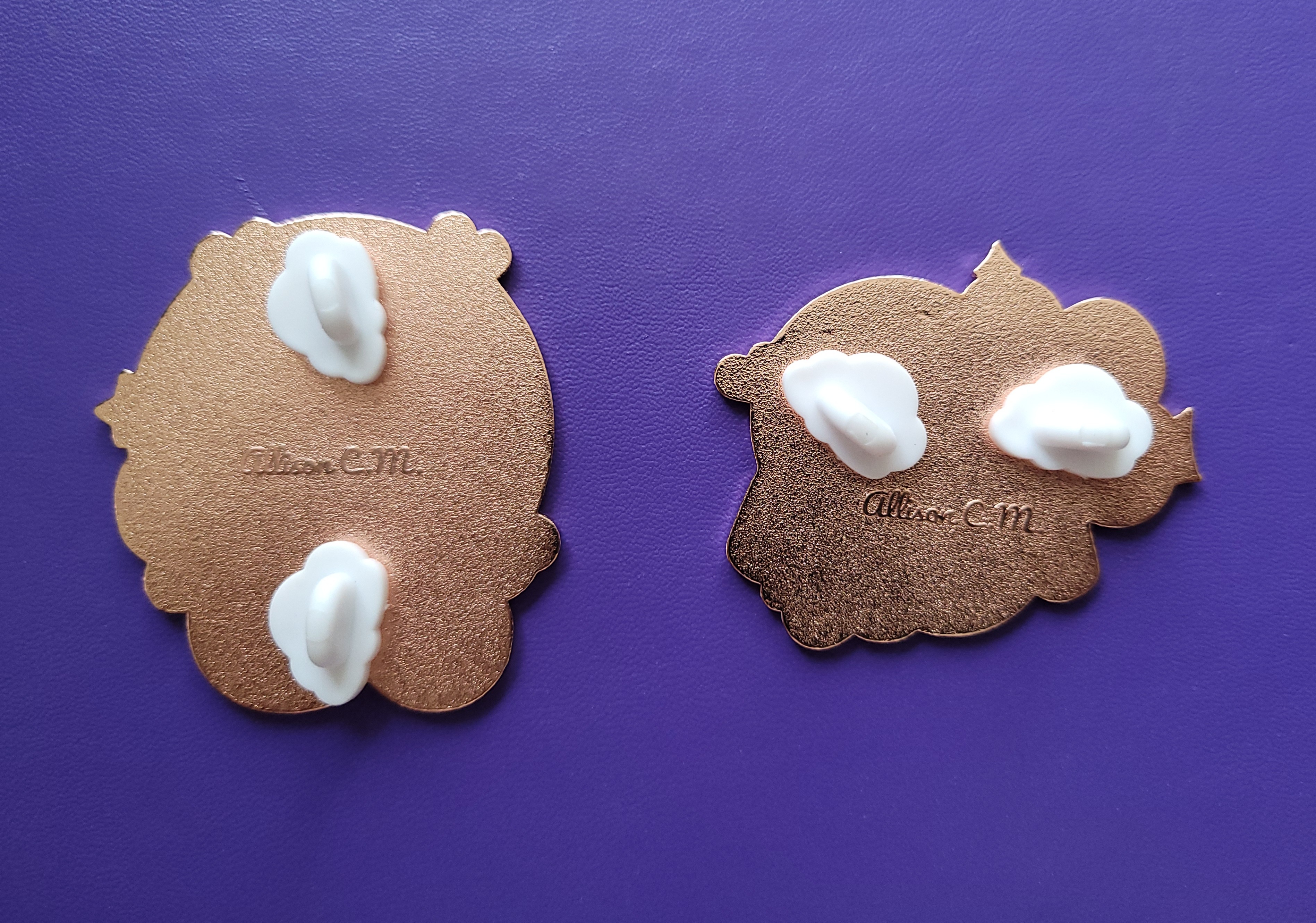 Otome Gamer Enamel Pin Backs