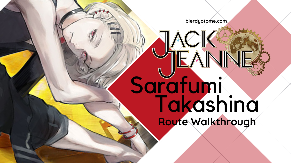 Jack Jeanne Sarafumi Takashina Walkthrough