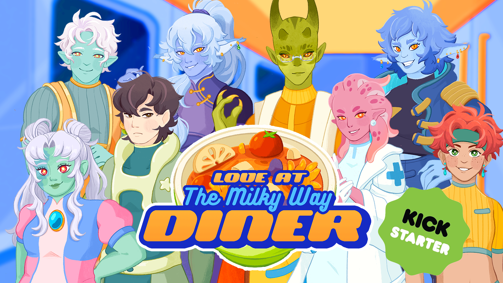 One Week Left to Support Sci-Fi Cooking Sim, Love at the Milky Way Diner on Kickstarter