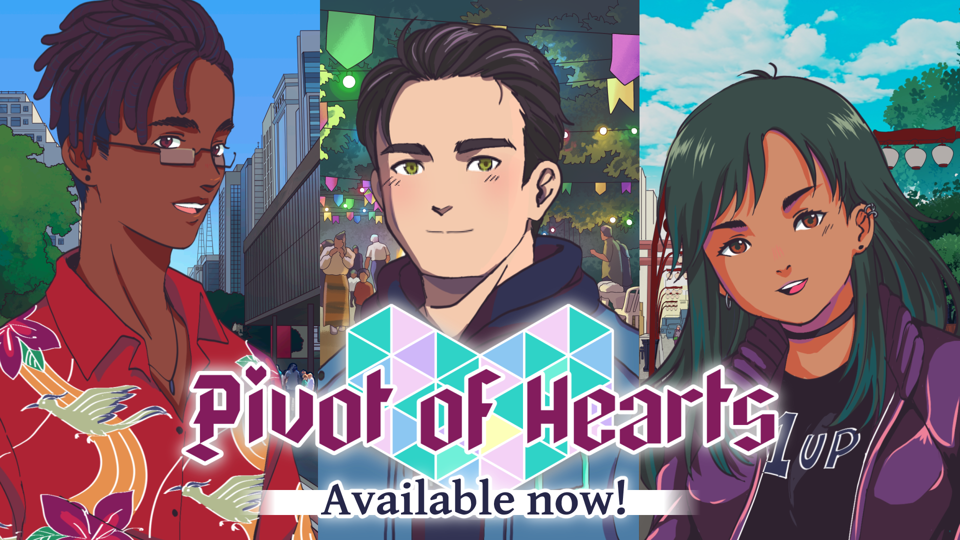 Queer Non-Monogamous Romance Visual Novel Pivot of Hearts Launches on Steam and PC